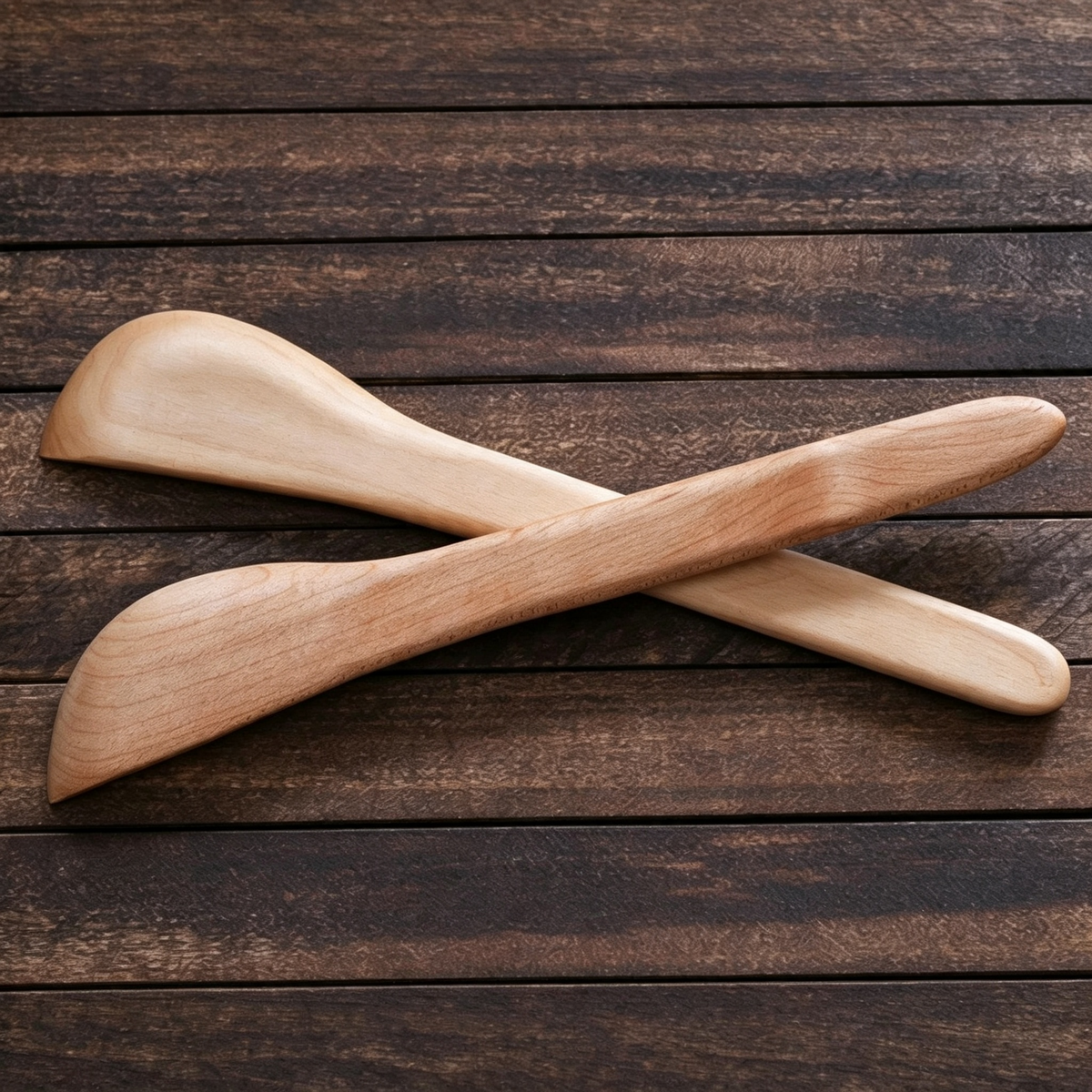 Maple Curved Spatula